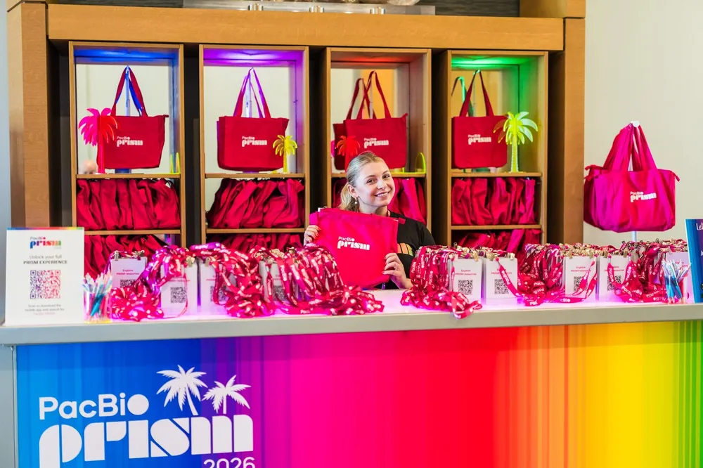 PacBio Prism 2026 conference lobby